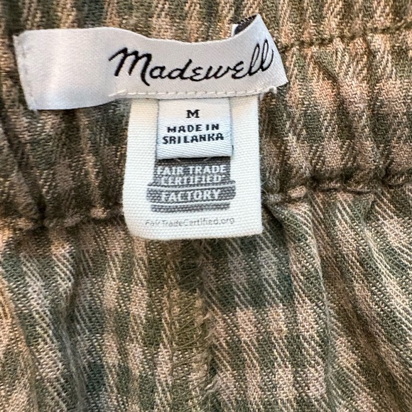 Huston Pull-On Tapered Pants in Zander Gingham Plaid, Sz M - Picture 13 of 14